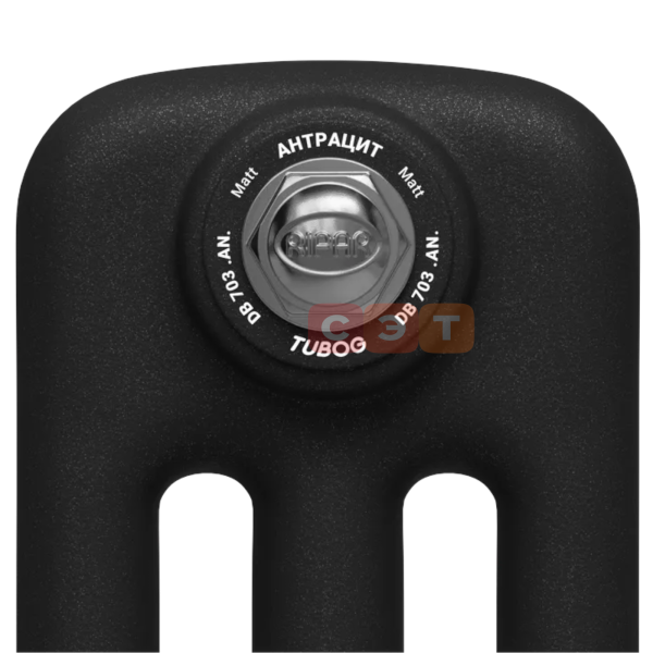 Радиатор стальной 3х трубный Rifar TUBOG 06 секций (в. 1800мм, подкл. -  донное центрадбное) цвет антрацит 